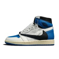 Кроссовки Nike Air Jordan 1 High x Travis Scott синие