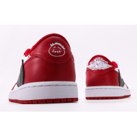 Кроссовки Air Jordan 1 Low Travis Scott Red White Black