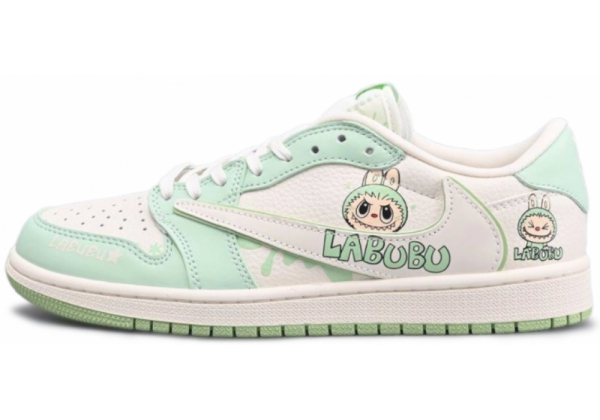 Air Jordan 1 Low Travis Scott Labubu Mint женские