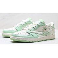 Air Jordan 1 Low Travis Scott Labubu Mint женские