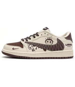 Nike Air Jordan 1 Low Travis Scott Labubu Brown