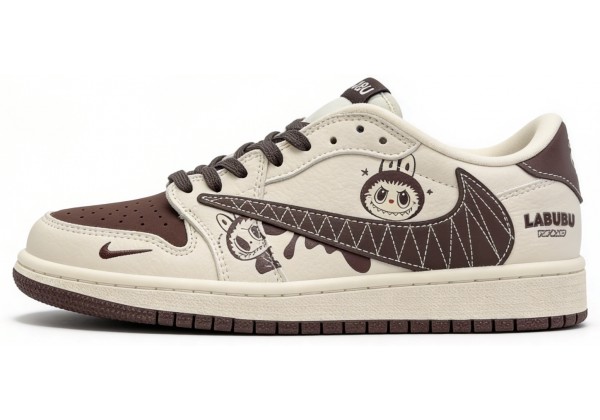 Nike Air Jordan 1 Low Travis Scott Labubu Brown