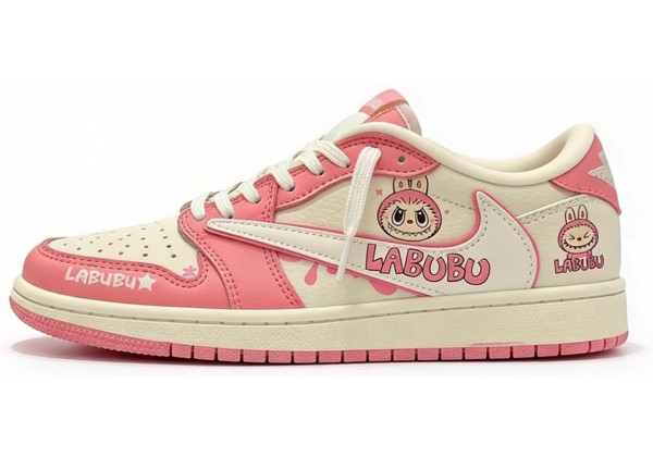 Nike Air Jordan 1 Low Travis Scott Labubu Pink