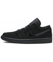  Air Jordan 1 Low Triple Black