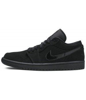  Air Jordan 1 Low Triple Black