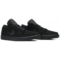  Air Jordan 1 Low Triple Black