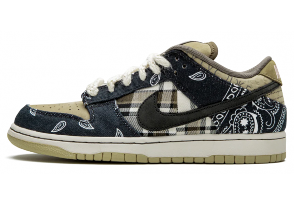 Кроссовки Nike Dunk SB Low x TS бежевые