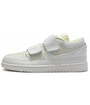 Кроссовки Nike Air Jordan 1 Retro Low Double Strap White
