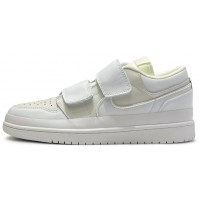 Кроссовки Nike Air Jordan 1 Retro Low Double Strap White