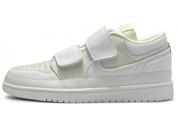 Кроссовки Nike Air Jordan 1 Retro Low Double Strap White