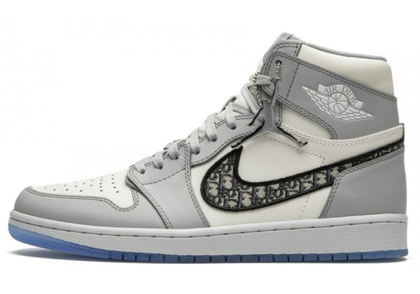 Dior x Air Jordan 1 высокие с мехом