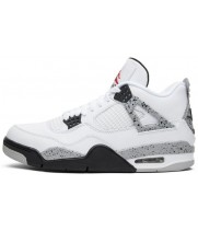 Nike Air Jordan 4 White Cement с мехом