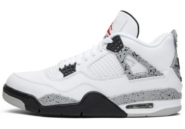 Nike Air Jordan 4 White Cement с мехом