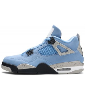 Nike Air Jordan 4 Retro University Blue с мехом