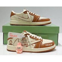 Nike Air Jordan 1 Low Travis Scott Labubu Light Brown