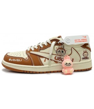 Nike Air Jordan 1 Low Travis Scott Labubu Light Brown