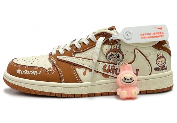 Nike Air Jordan 1 Low Travis Scott Labubu Light Brown