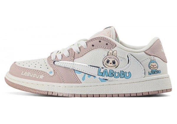 Nike Air Jordan 1 Low Travis Scott Labubu Powder Pink
