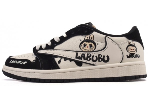 Nike Air Jordan 1 Low Travis Scott Labubu Black White