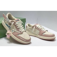 Nike Air Jordan 1 Low Travis Scott Labubu Powder Pink