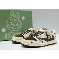 Nike Air Jordan 1 Low Travis Scott Labubu Brown