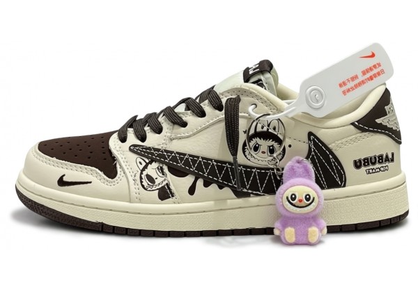 Nike Air Jordan 1 Low Travis Scott Labubu Brown