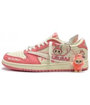 Nike Air Jordan 1 Low Travis Scott Labubu Pink