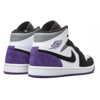Nike Air Jordan 1 Mid SE Court Purple Suede зимние