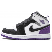 Nike Air Jordan 1 Mid SE Varsity Purple зимние