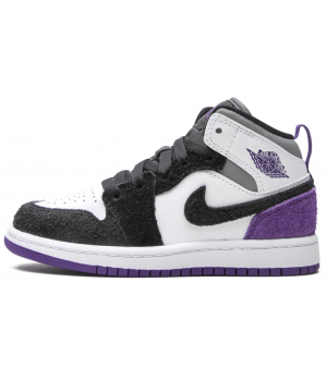 Nike Air Jordan 1 Mid SE Varsity Purple зимние