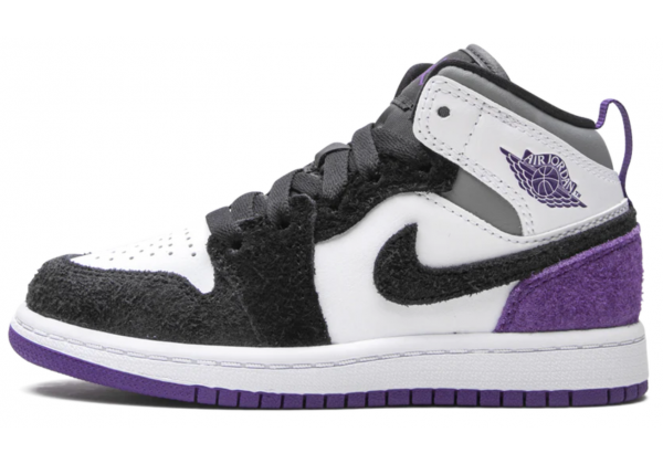 Nike Air Jordan 1 Mid SE Varsity Purple зимние