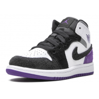 Nike Air Jordan 1 Mid SE Varsity Purple зимние