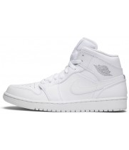 Nike Air Jordan 1 Mid White Pure Platinum