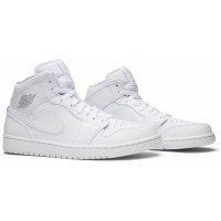 Nike Air Jordan 1 Mid White Pure Platinum