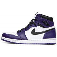 Nike Air Jordan 1 Retro High OG Court Purple 2.0 с мехом