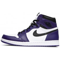 Nike Air Jordan 1 Retro High OG Court Purple 2.0 с мехом