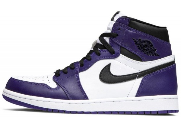 Nike Air Jordan 1 Retro High OG Court Purple 2.0 с мехом