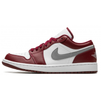 Nike Air Jordan 1 Low White Grey Bordeaux