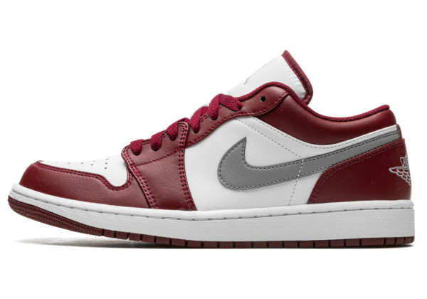 Nike Air Jordan 1 Low White Grey Bordeaux