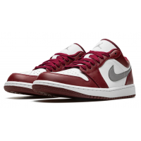 Nike Air Jordan 1 Low White Grey Bordeaux