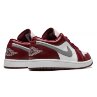 Nike Air Jordan 1 Low White Grey Bordeaux
