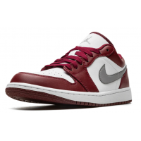 Nike Air Jordan 1 Low White Grey Bordeaux