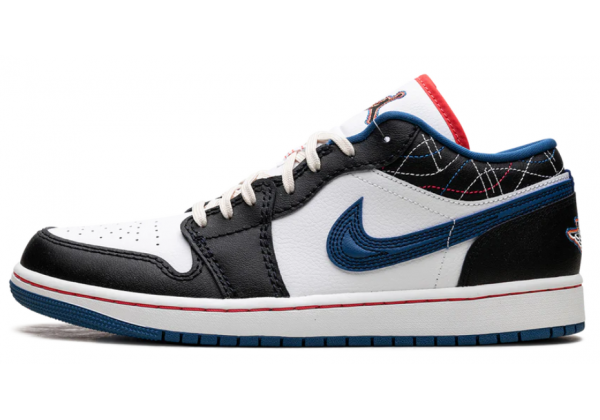 Nike Air Jordan 1 Low SE Industrial Blue Sashiko