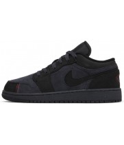Nike Air Jordan 1 Low SE Craft GS Dark Smoke Red
