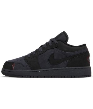 Nike Air Jordan 1 Low SE Craft GS Dark Smoke Red