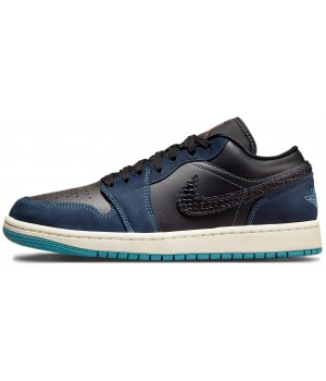 Nike Air Jordan 1 Low J1 Black Midnight Navy