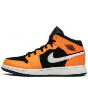 Nike Air Jordan 1 Retro Mid GS Orange Black