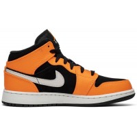 Nike Air Jordan 1 Retro Mid GS Orange Black