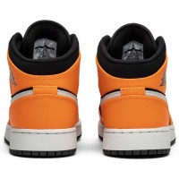 Nike Air Jordan 1 Retro Mid GS Orange Black