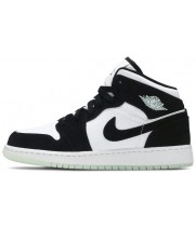 Nike Air Jordan 1 Mid SE GS Glow in the Dark Panda